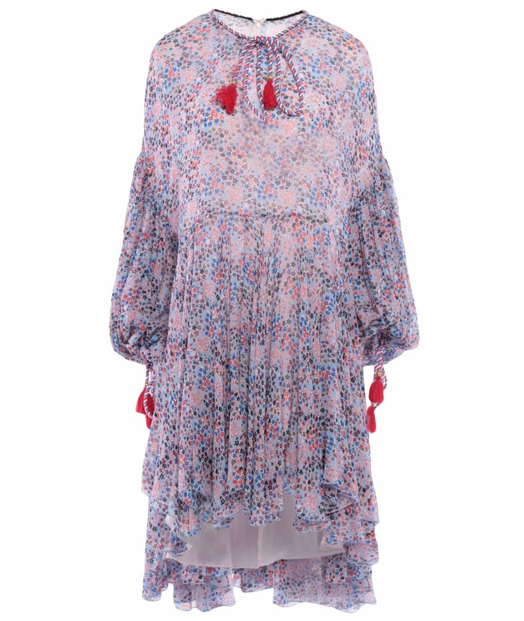 PHILOSOPHY DI LORENZO SERAFINI Мульти вискозное коктейльное платье, фото 1