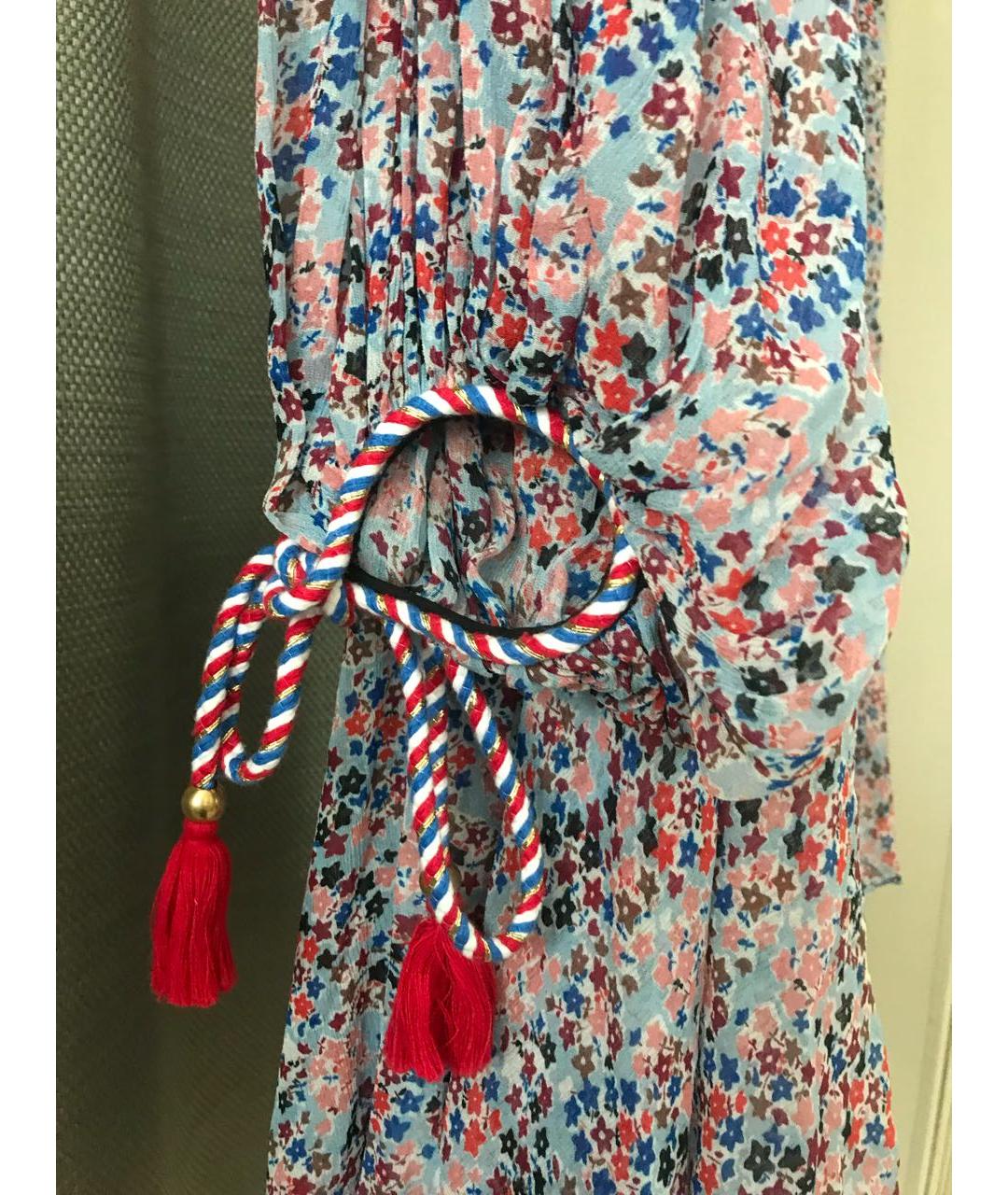 PHILOSOPHY DI LORENZO SERAFINI Мульти вискозное коктейльное платье, фото 6