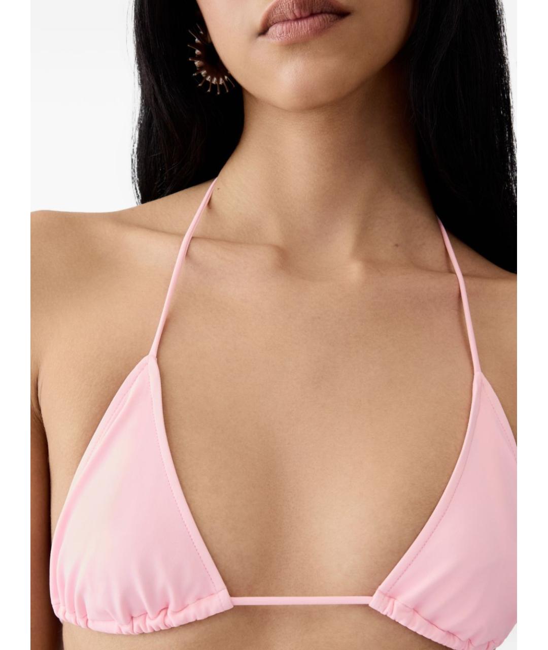 JACQUEMUS Розовый полиамидовый купальник, фото 2