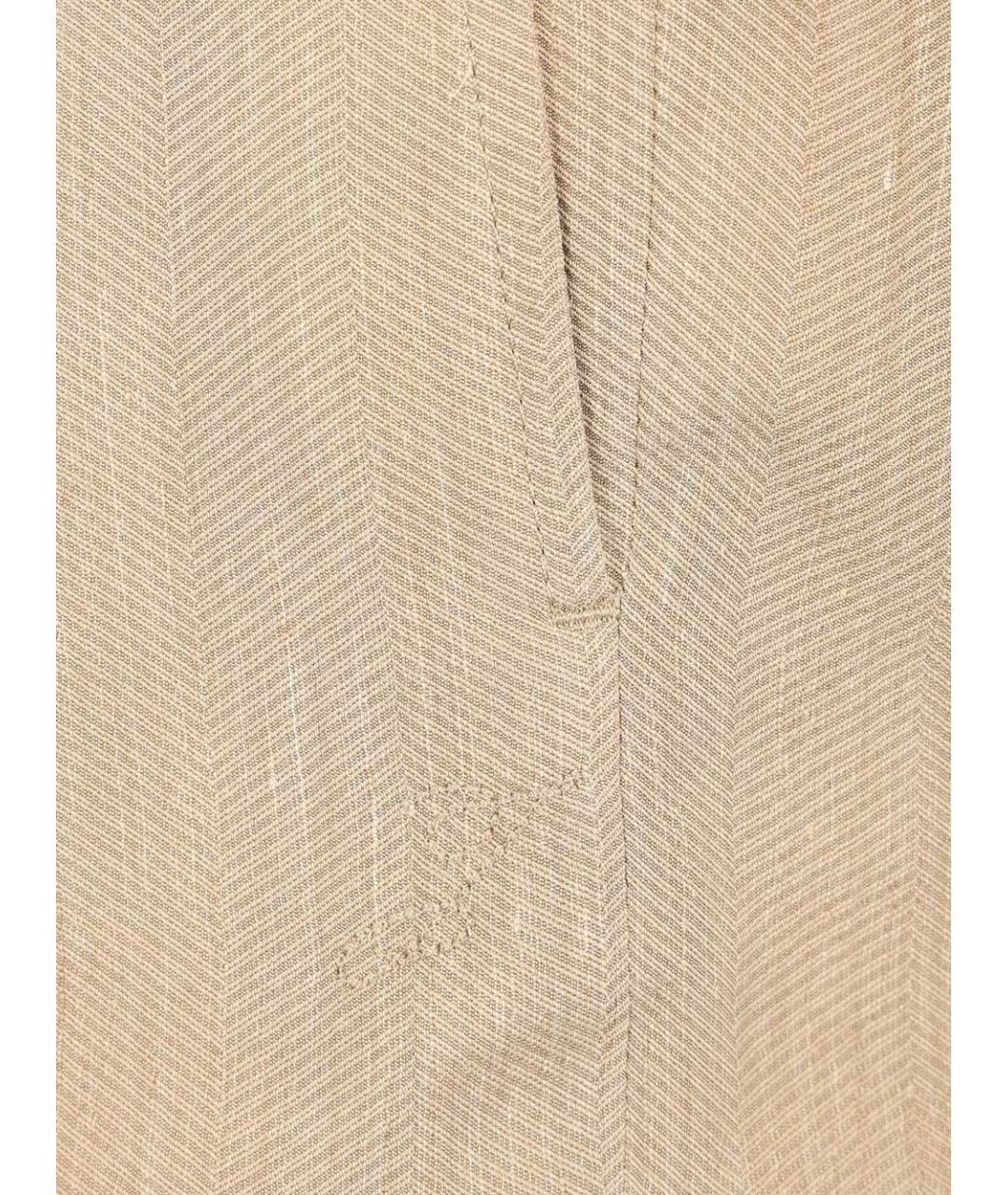 JACQUEMUS Бежевые хлопковые шорты, фото 2