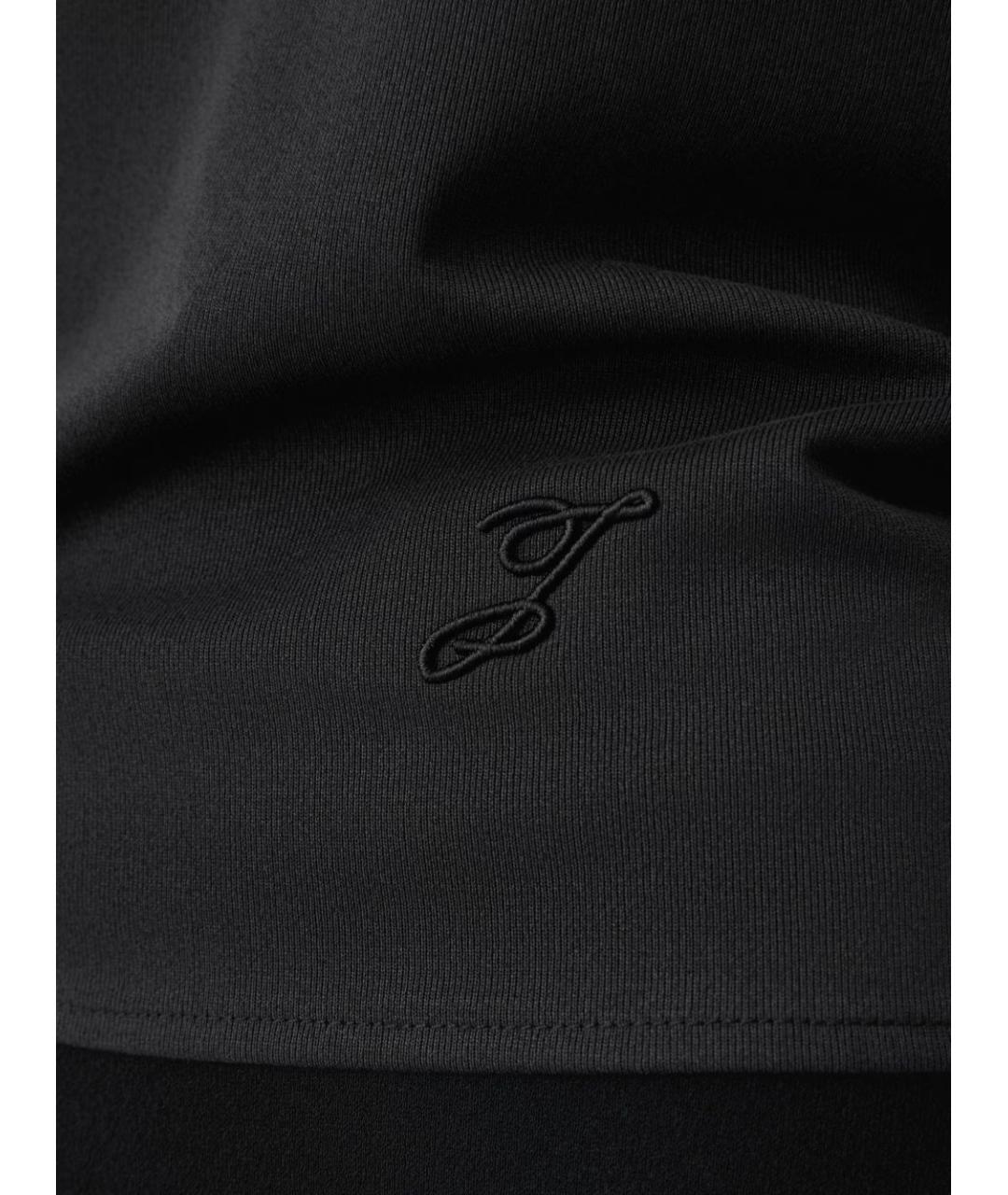 JACQUEMUS Черная полиэстеровая майка, фото 3