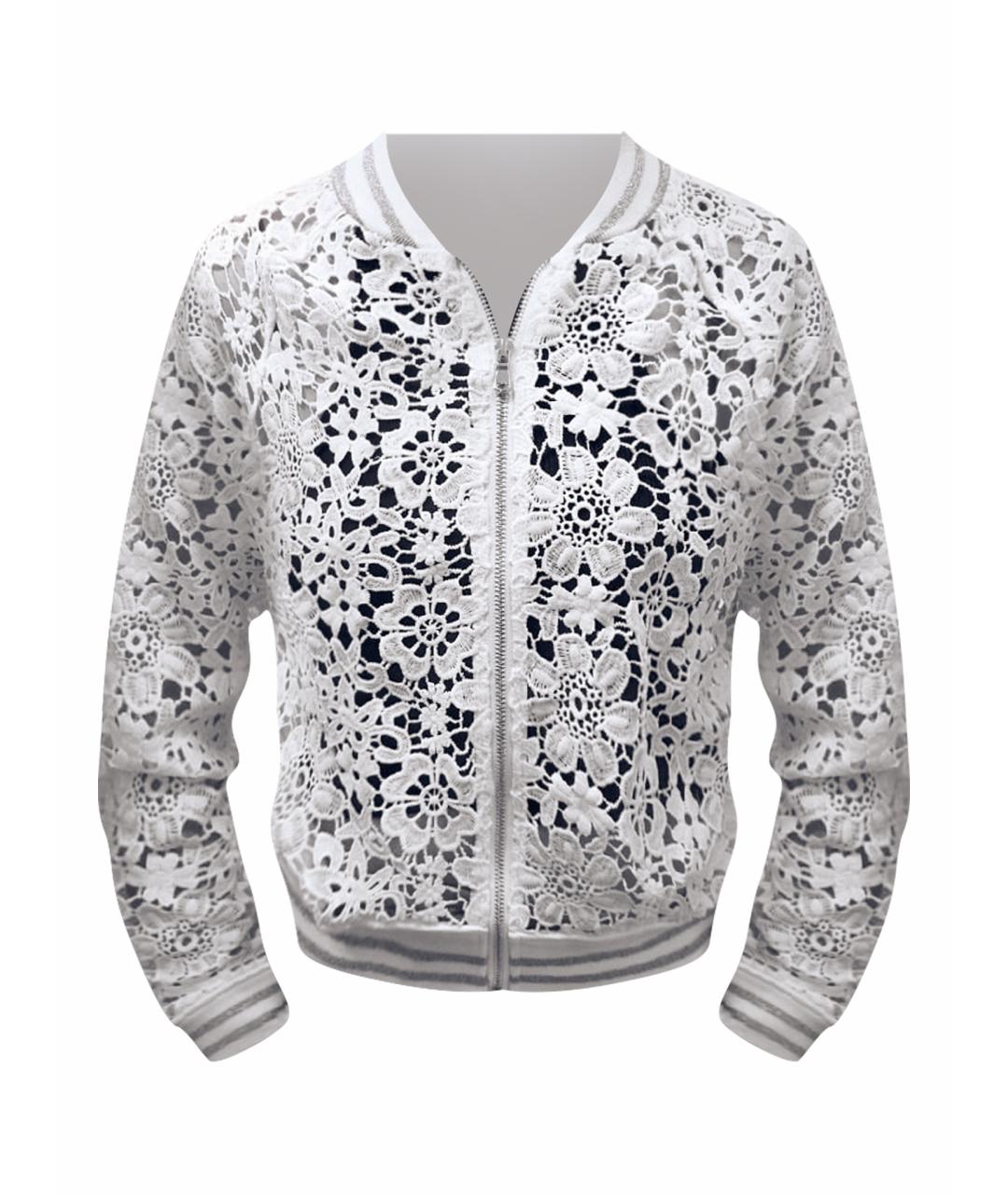 LIU JO Белый хлопковый джемпер / свитер, фото 1