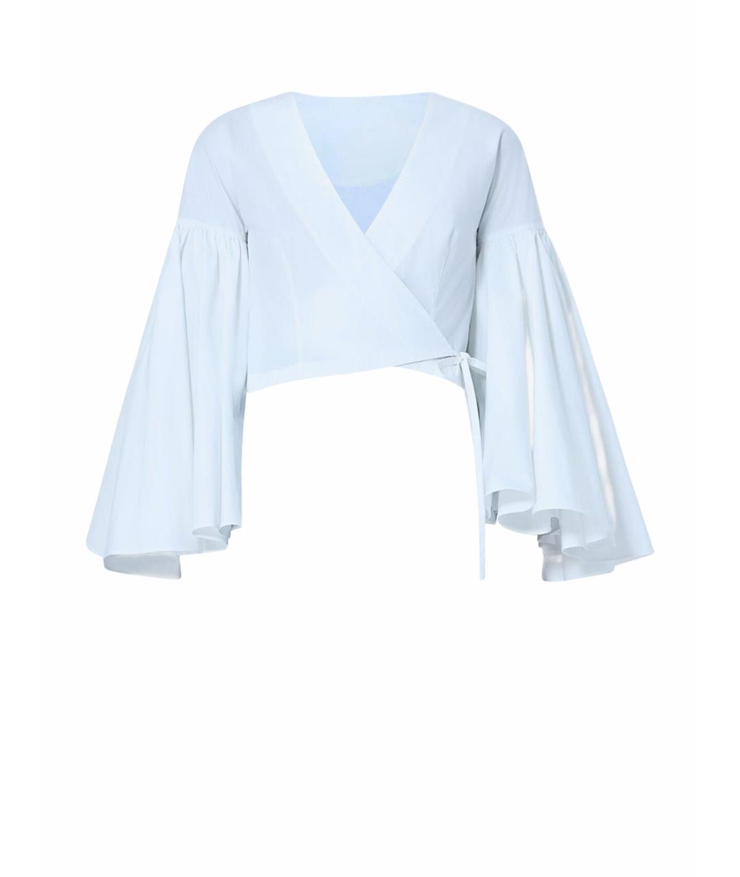 JACQUEMUS Белая хлопковая блузы, фото 5