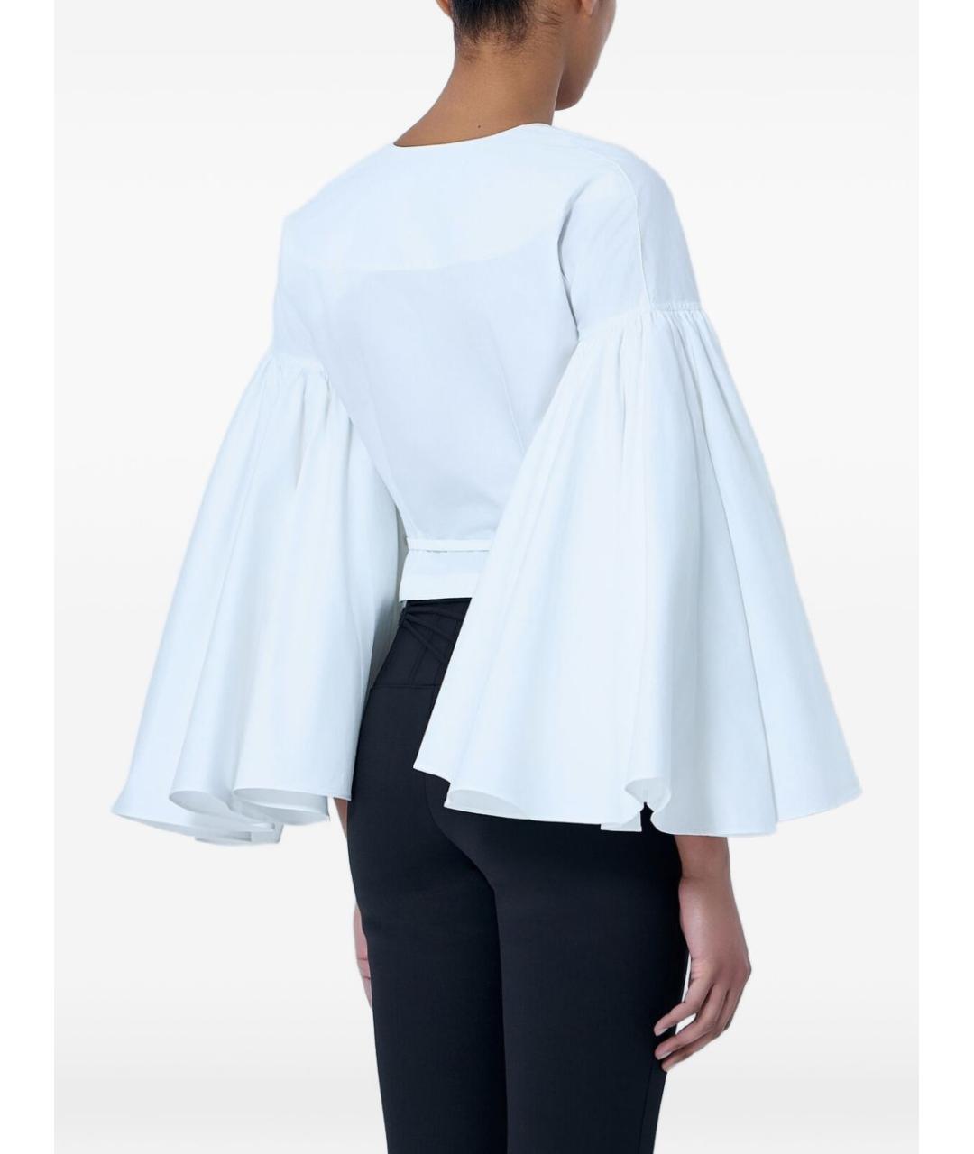 JACQUEMUS Белая хлопковая блузы, фото 2