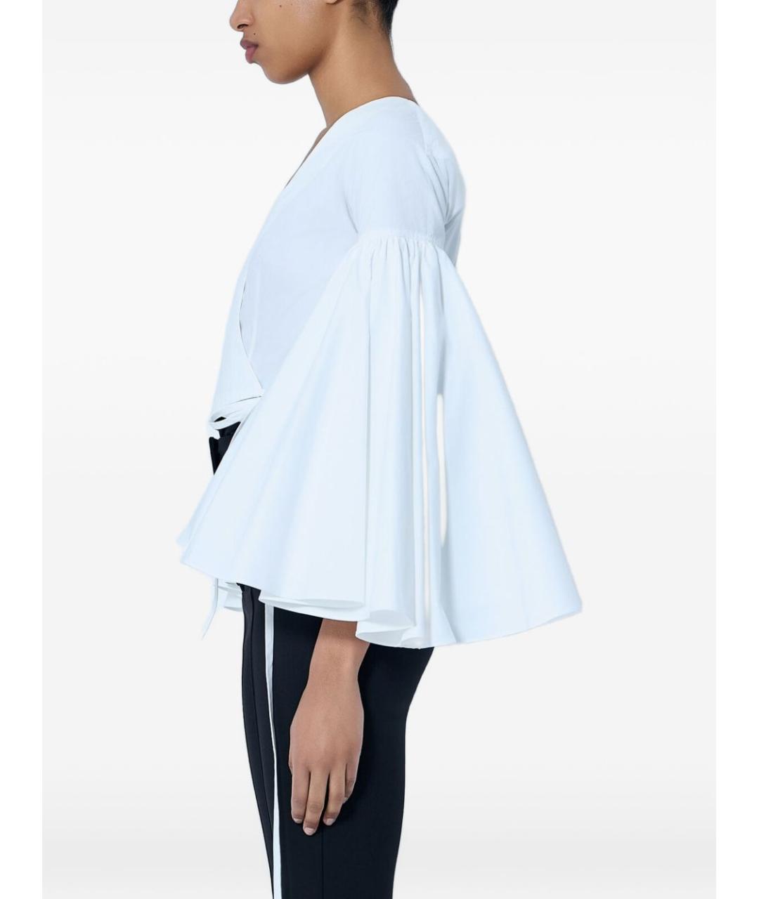 JACQUEMUS Белая хлопковая блузы, фото 3