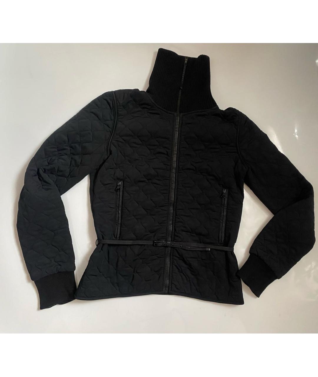 PRADA Черная синтетическая куртка, фото 7