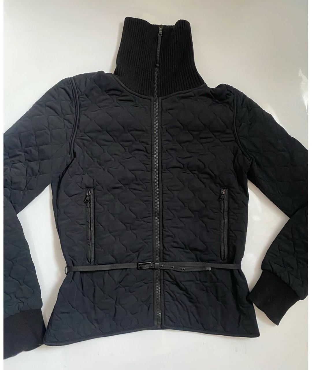 PRADA Черная синтетическая куртка, фото 2