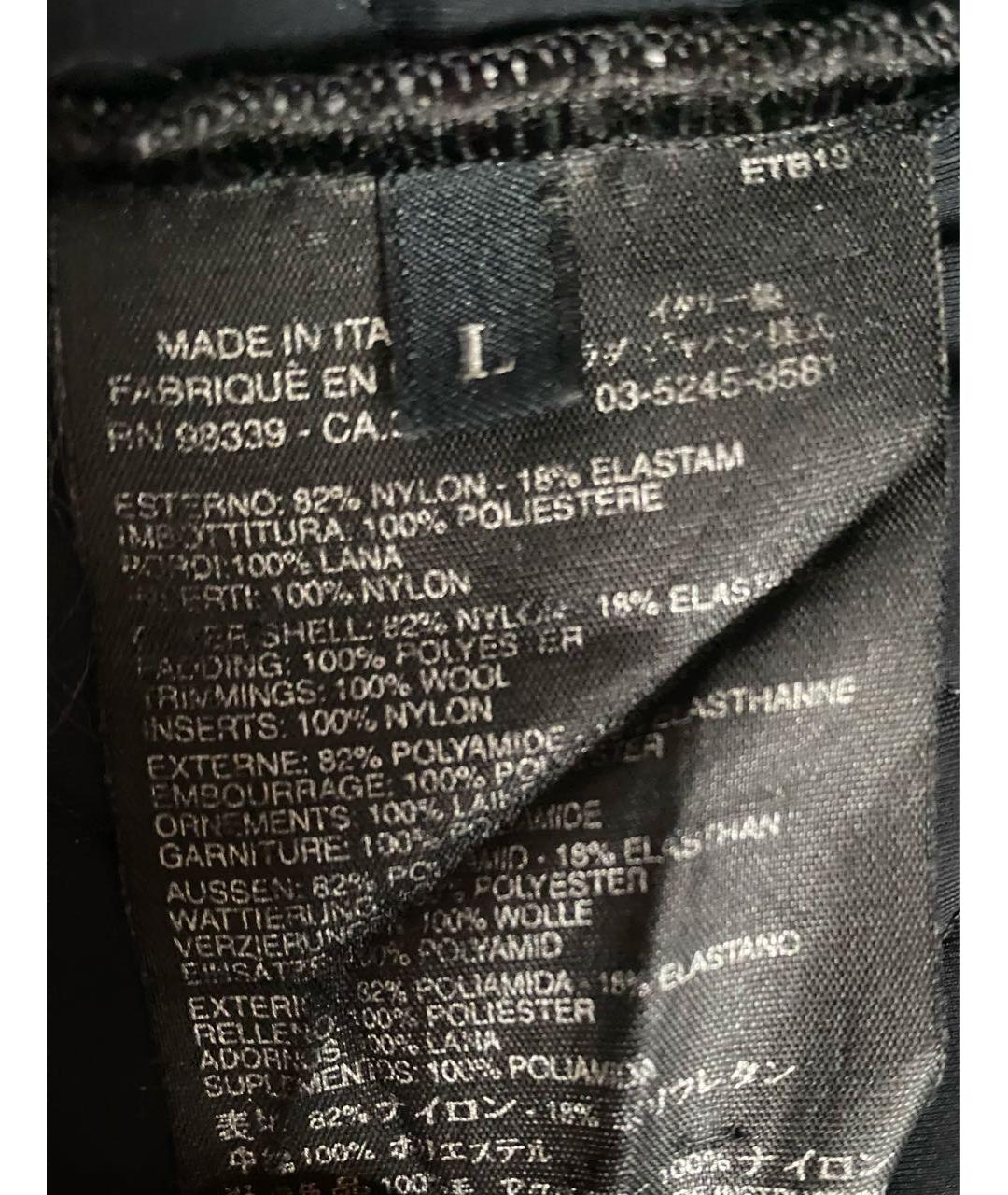 PRADA Черная синтетическая куртка, фото 6