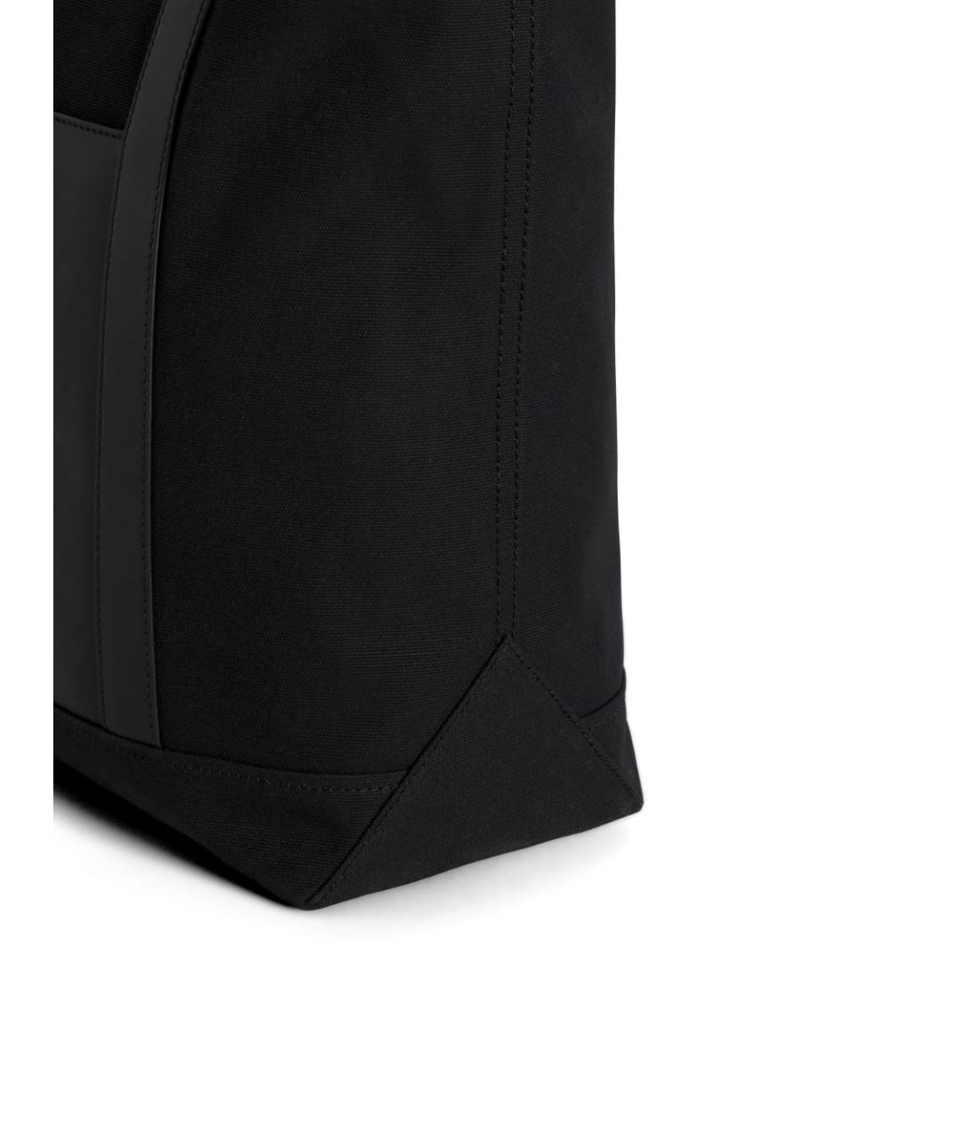 MAISON KITSUNE Черная сумка тоут, фото 4