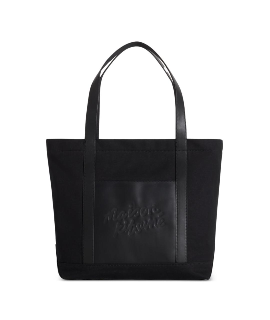 MAISON KITSUNE Черная сумка тоут, фото 1