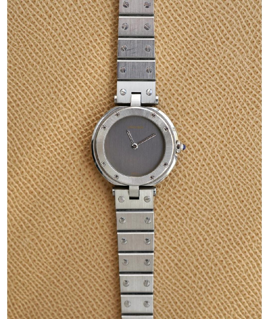 CARTIER Серебряные часы, фото 9