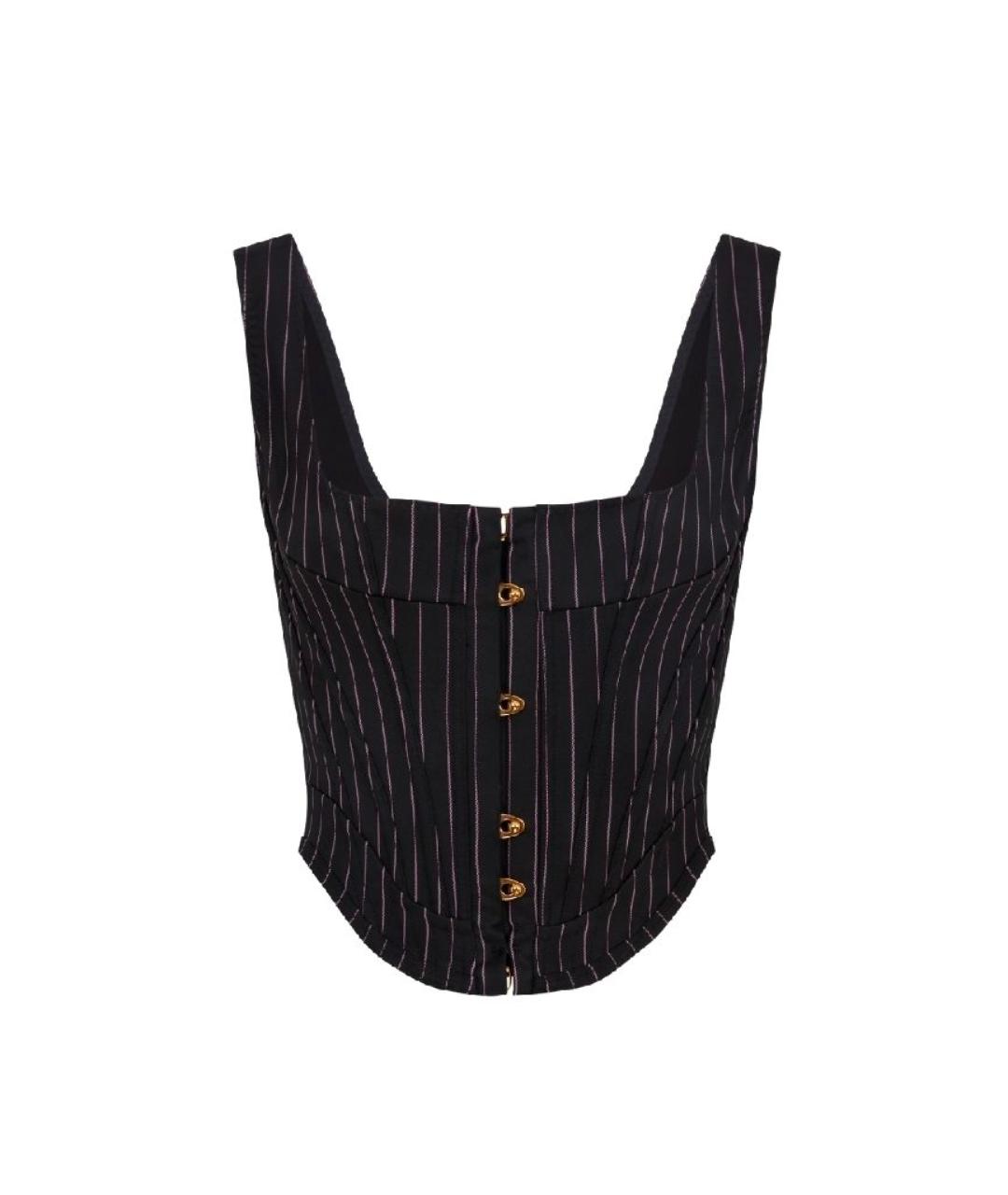 AGENT PROVOCATEUR Черный полиамидовый корсет, фото 7