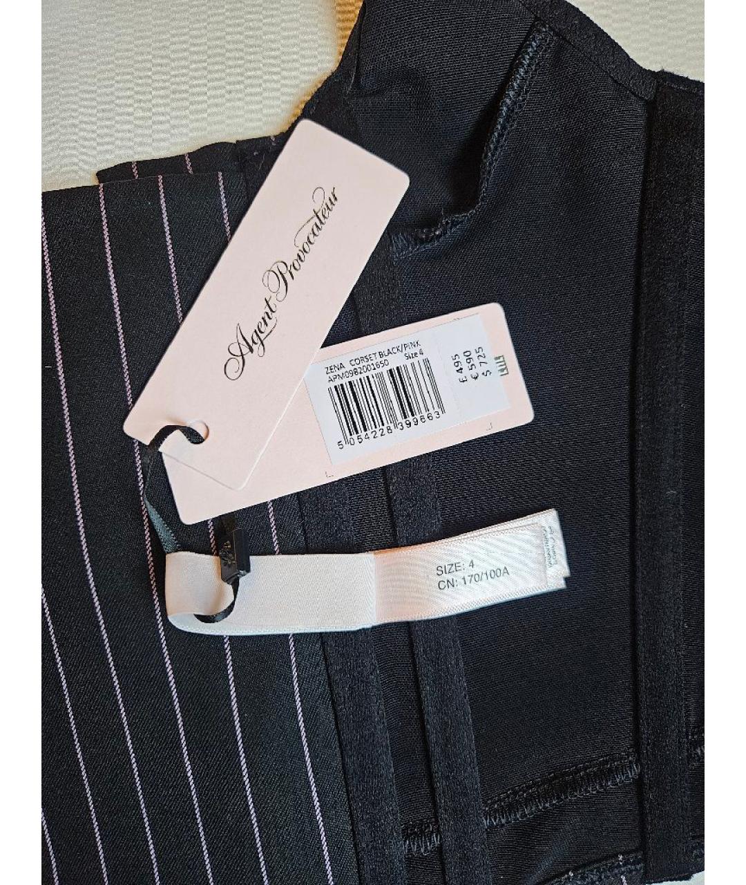 AGENT PROVOCATEUR Черный полиамидовый корсет, фото 5