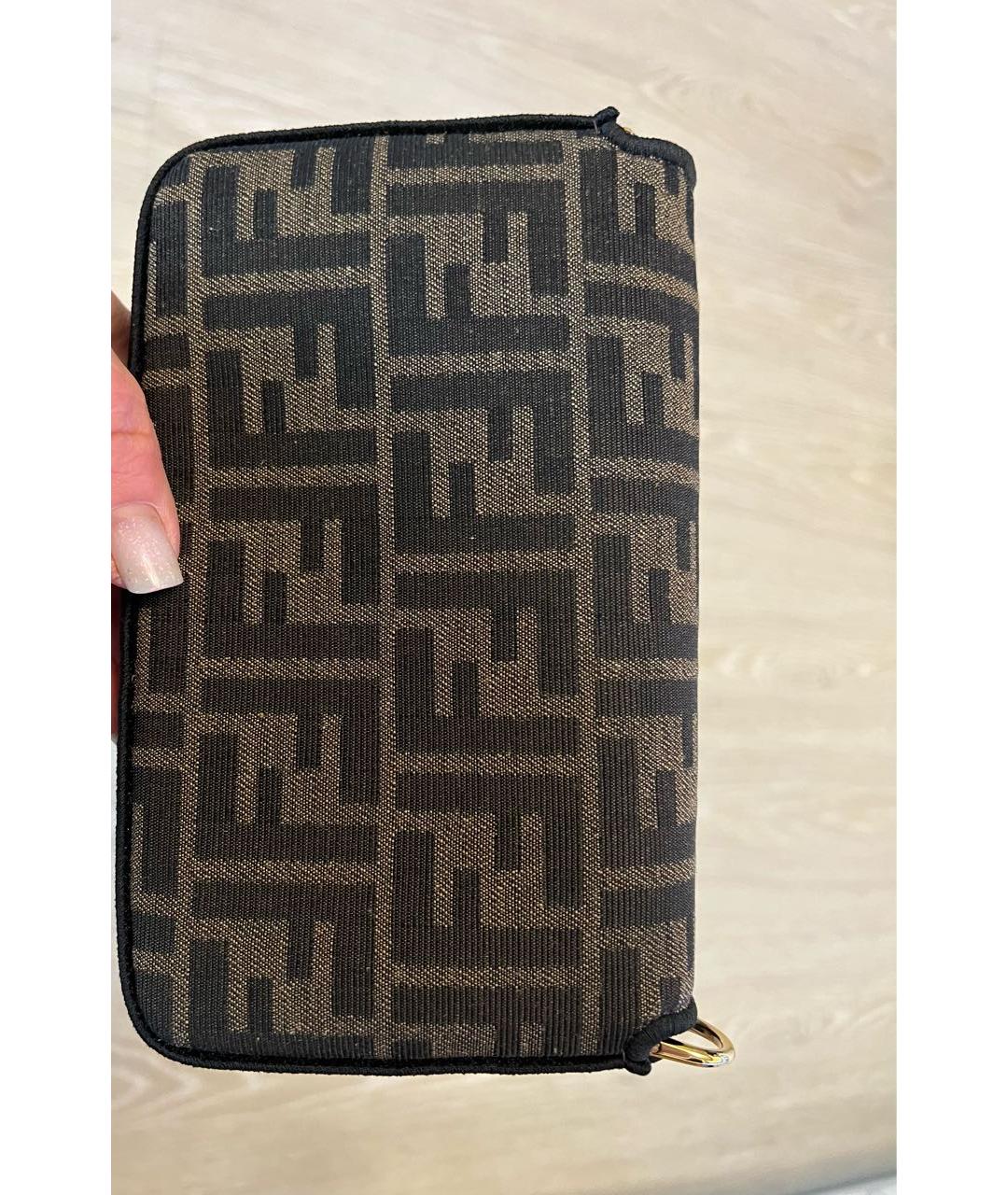 FENDI Коричневая сумка на плечо, фото 3