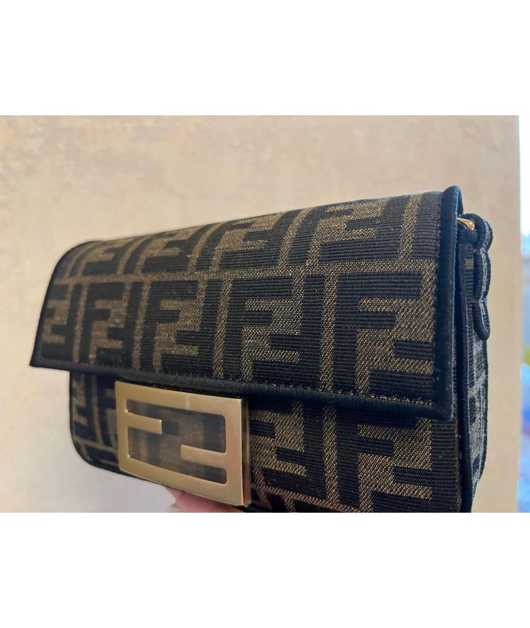 FENDI Коричневая сумка на плечо, фото 6