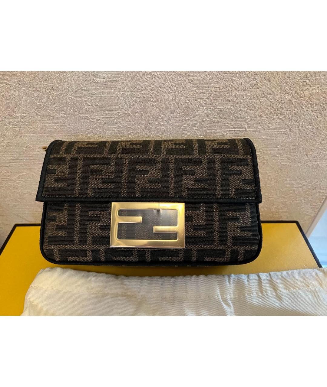 FENDI Коричневая сумка на плечо, фото 7