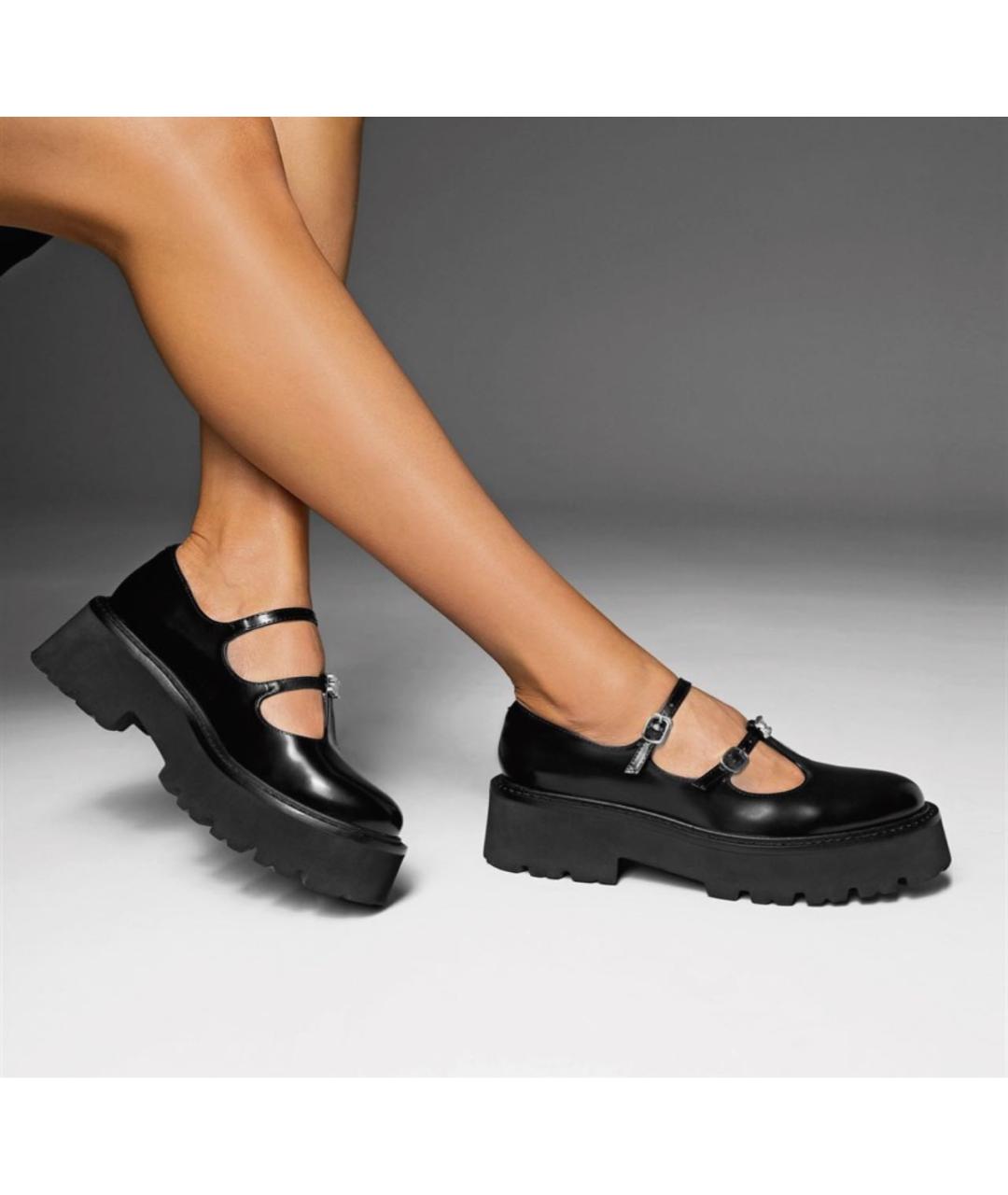 CELINE Черные туфли из лакированной кожи, фото 6