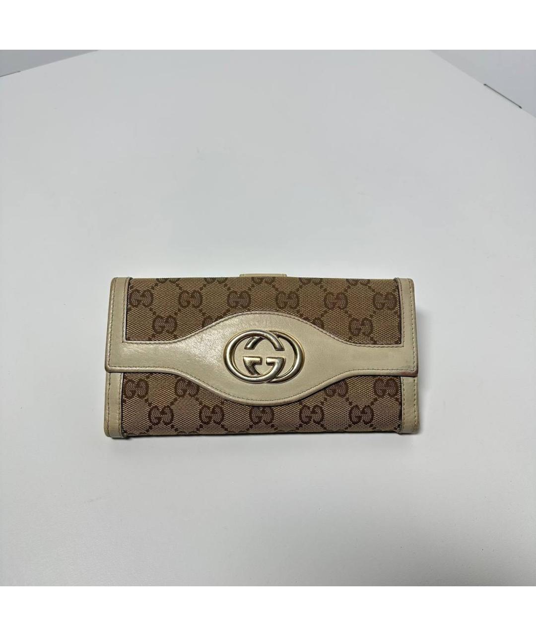 GUCCI Бежевый кошелек, фото 5