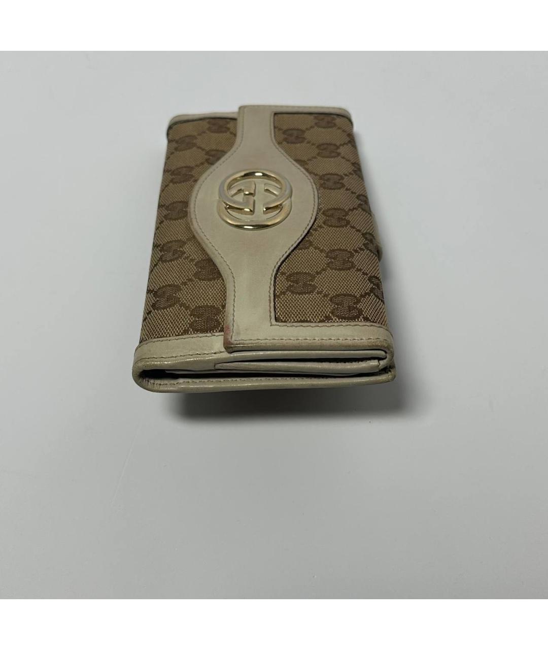 GUCCI Бежевый кошелек, фото 4