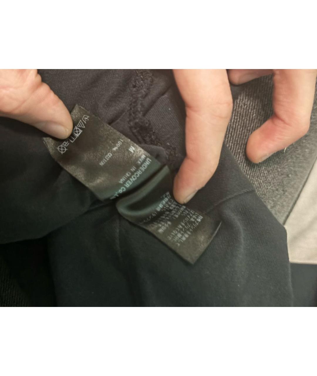 UNDERCOVER Черная футболка, фото 4