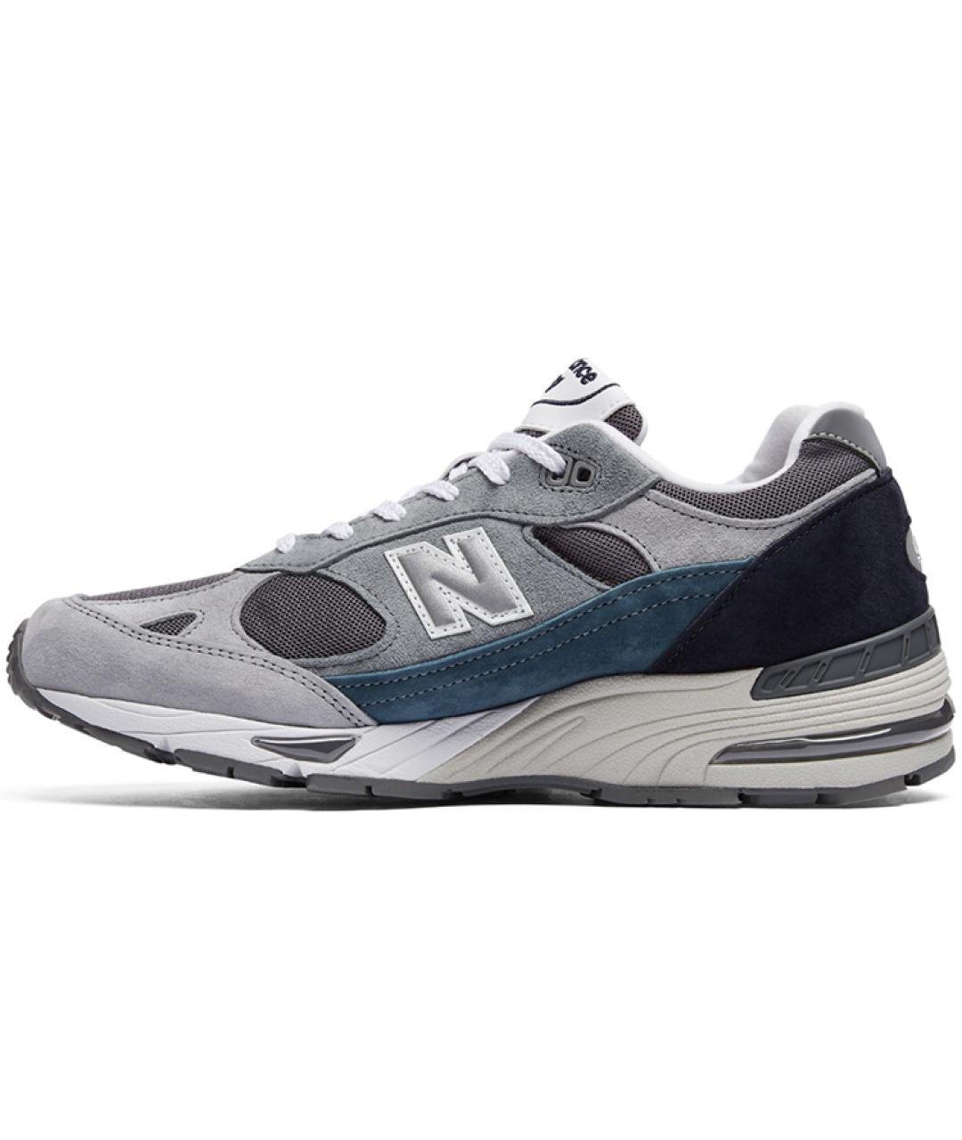 NEW BALANCE Серые низкие кроссовки / кеды, фото 2