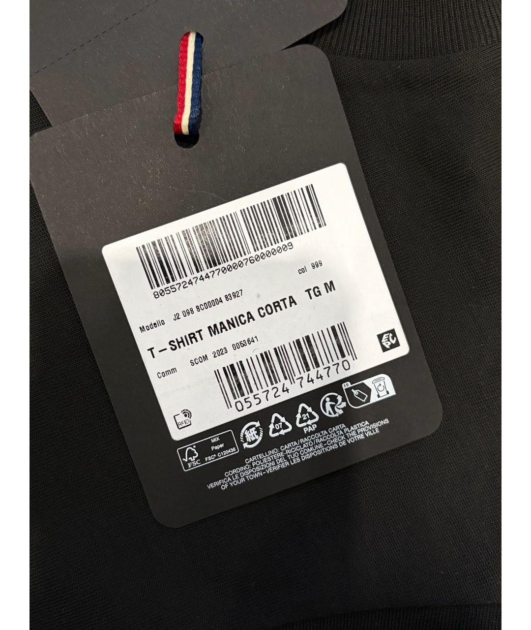 MONCLER GRENOBLE Черная футболка, фото 8