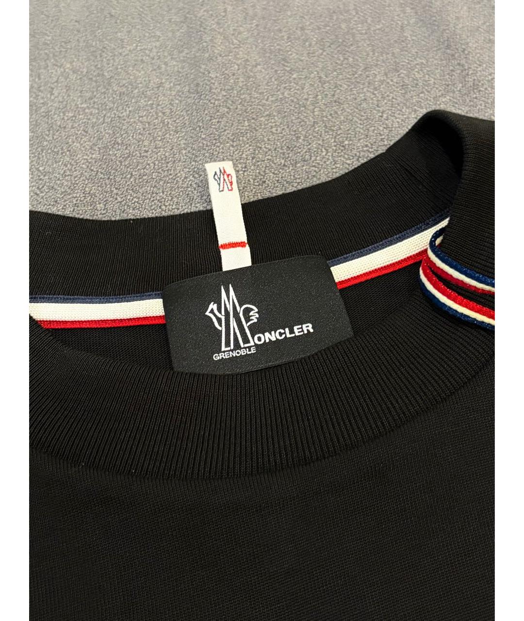 MONCLER GRENOBLE Черная футболка, фото 3
