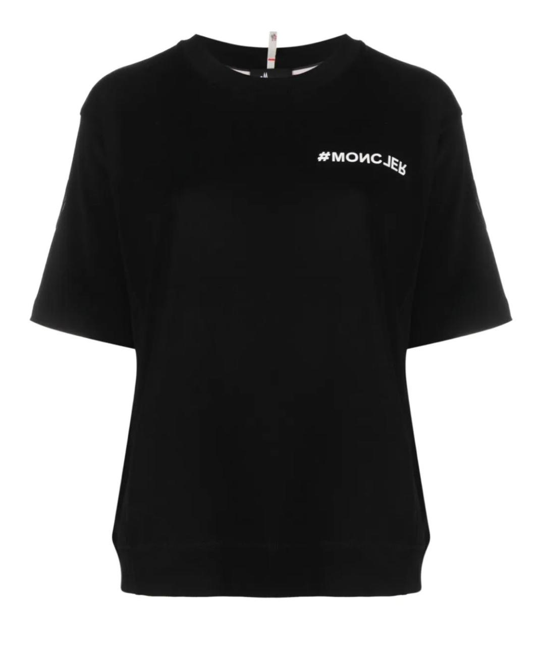 MONCLER GRENOBLE Черная футболка, фото 9