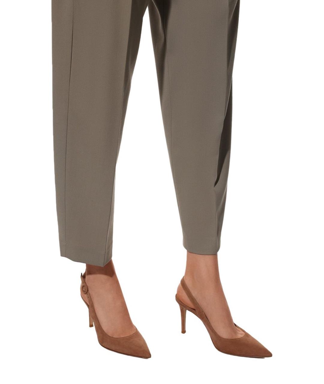 GIANVITO ROSSI Коричневые замшевые туфли, фото 5