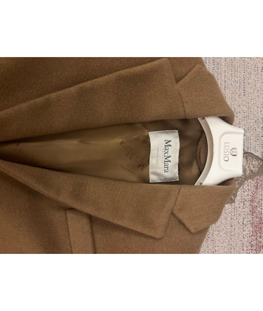 MAX MARA Бежевое пальто, фото 3