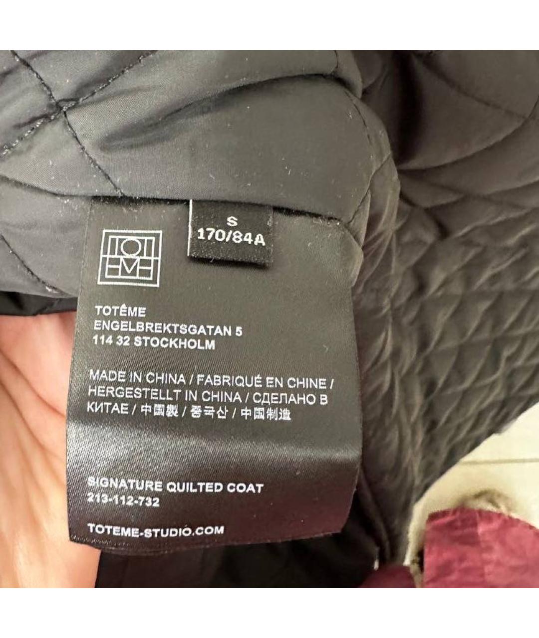 TOTEME Черный тренч/плащ, фото 5