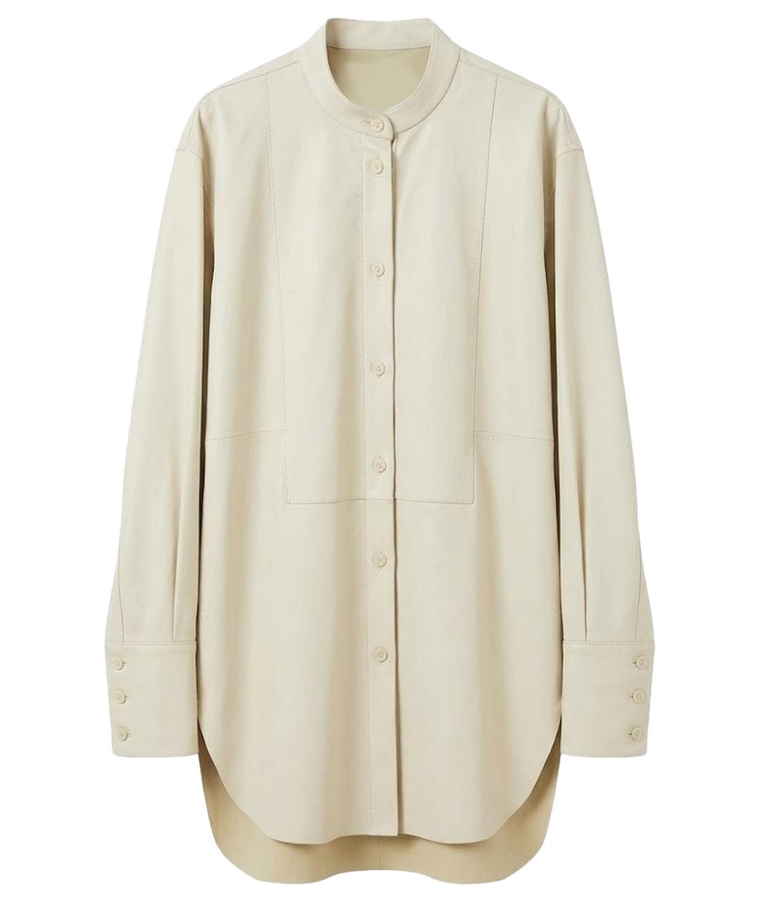 DROME Бежевая кожаная куртка, фото 1