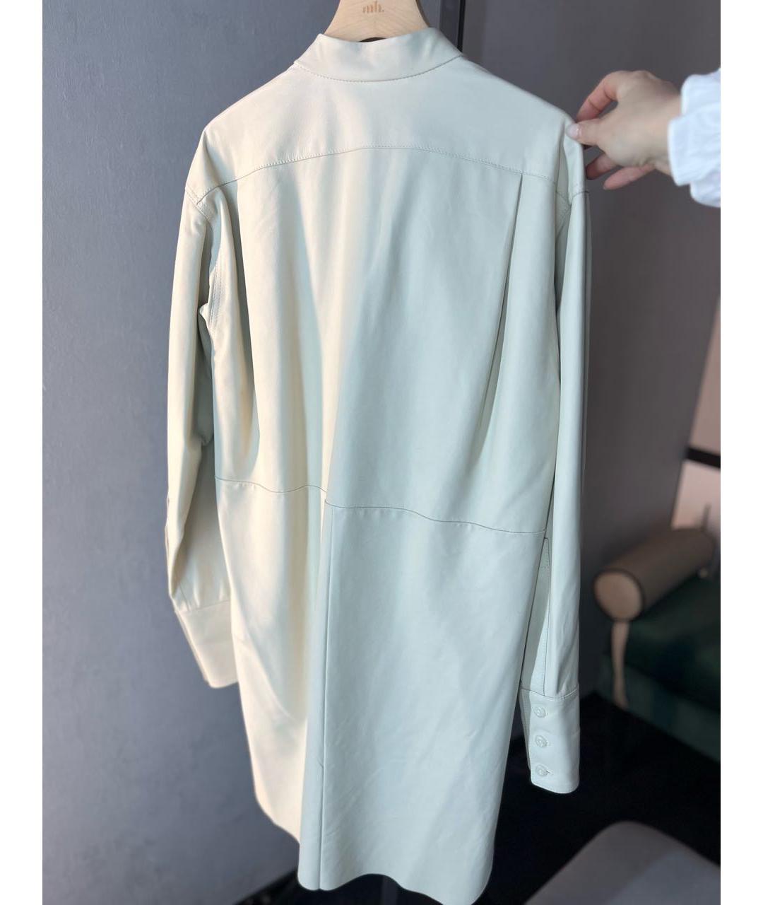 DROME Бежевая кожаная куртка, фото 5