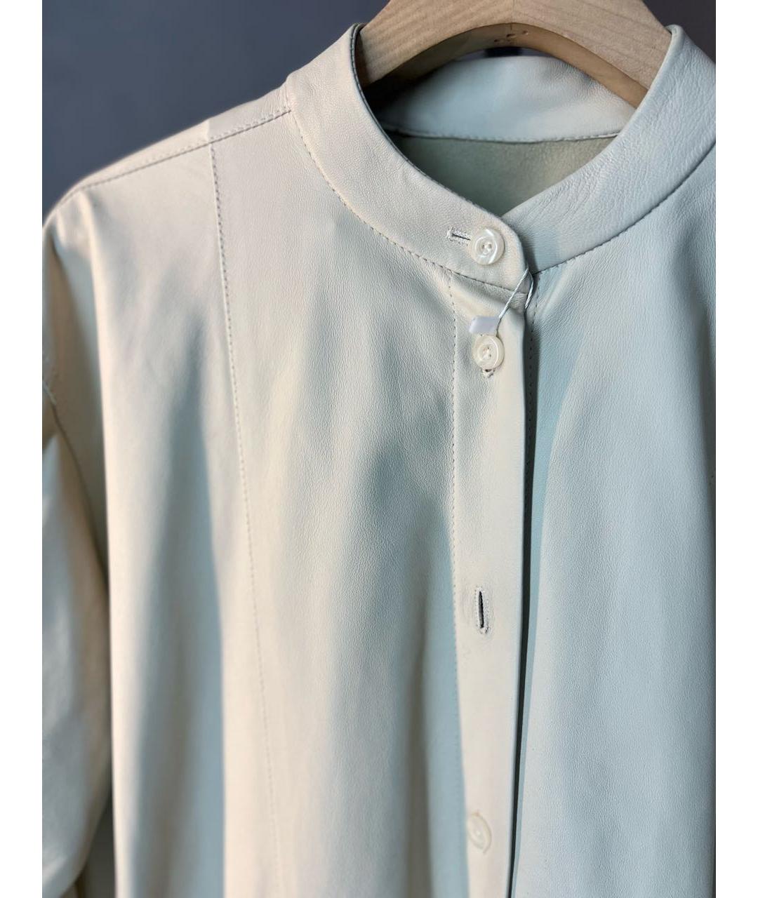 DROME Бежевая кожаная куртка, фото 4