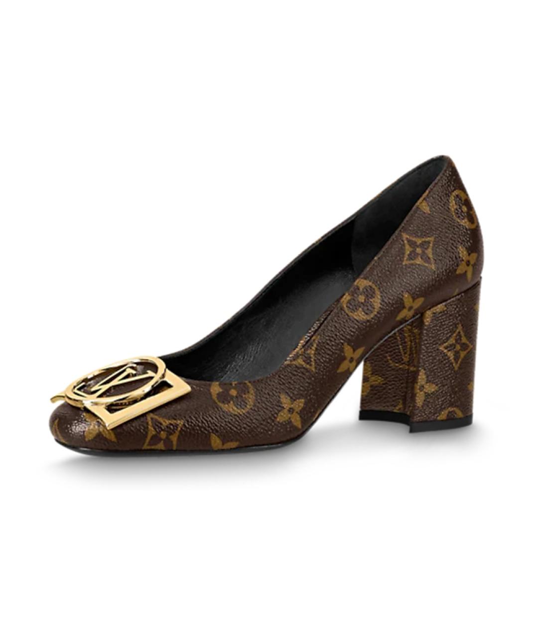 LOUIS VUITTON Коричневые туфли, фото 2