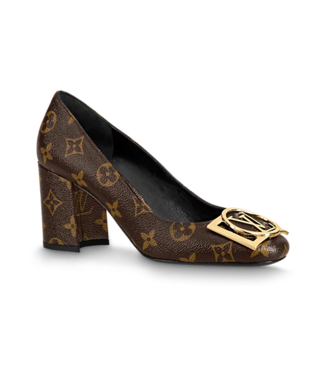 LOUIS VUITTON Коричневые туфли, фото 1