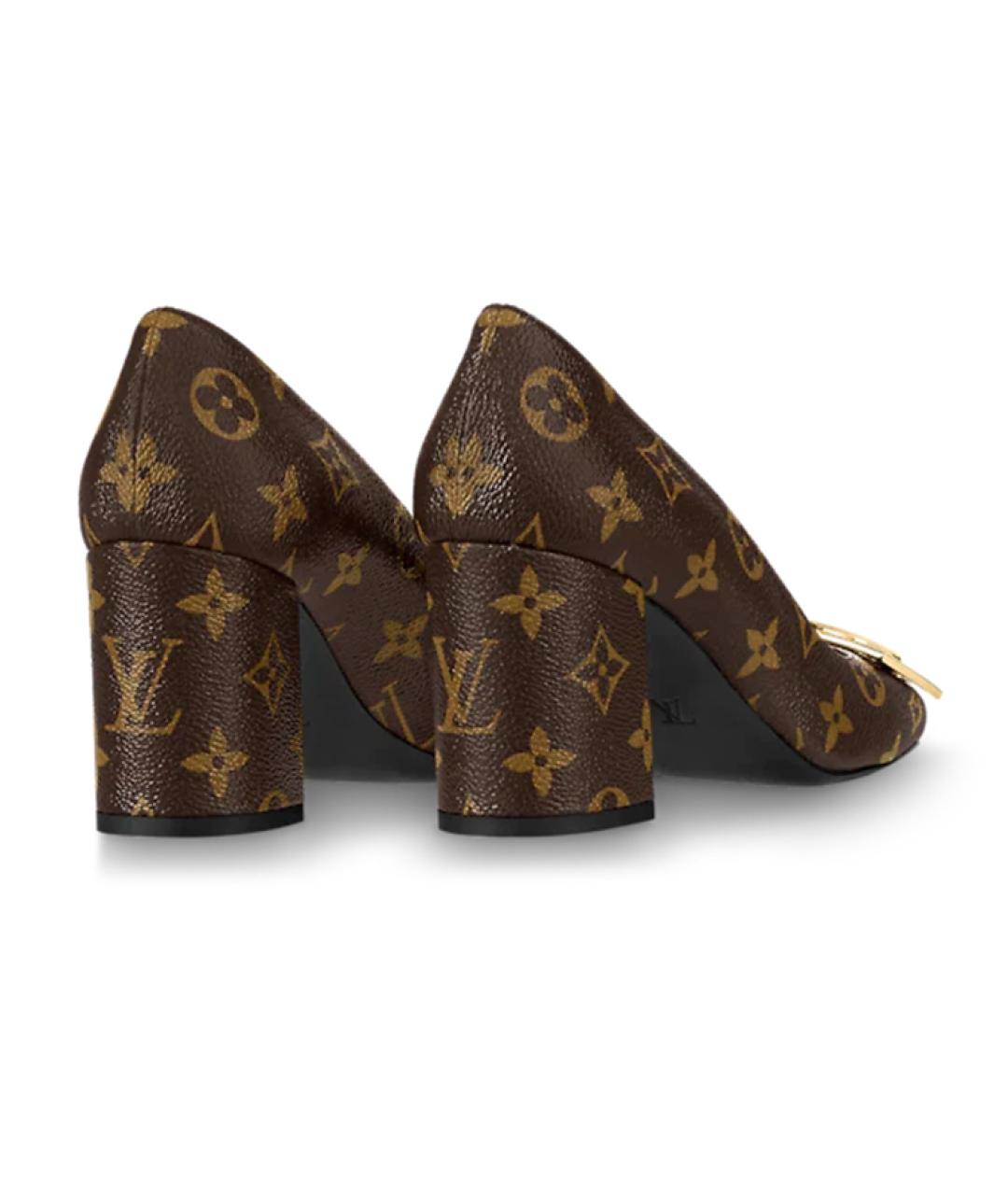 LOUIS VUITTON Коричневые туфли, фото 4