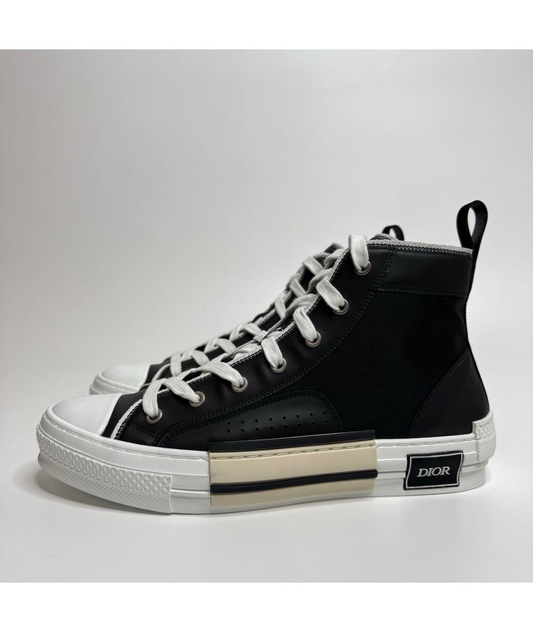 CHRISTIAN DIOR Черные высокие кроссовки / кеды, фото 2