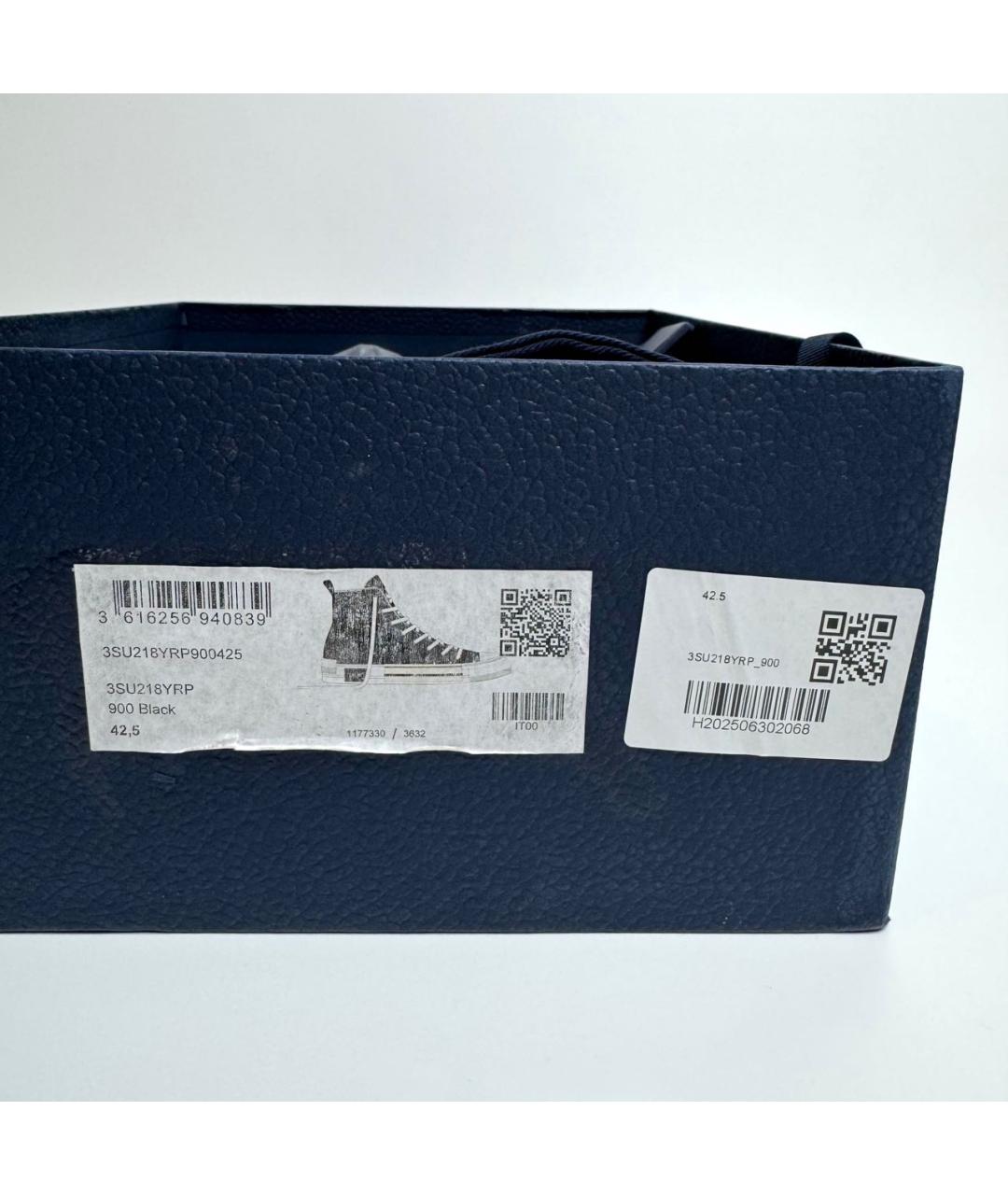 CHRISTIAN DIOR Черные кеды, фото 8