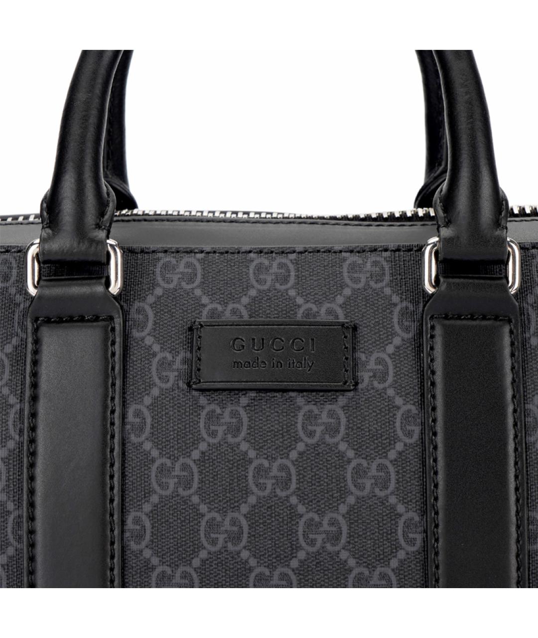 GUCCI Черный портфель, фото 5