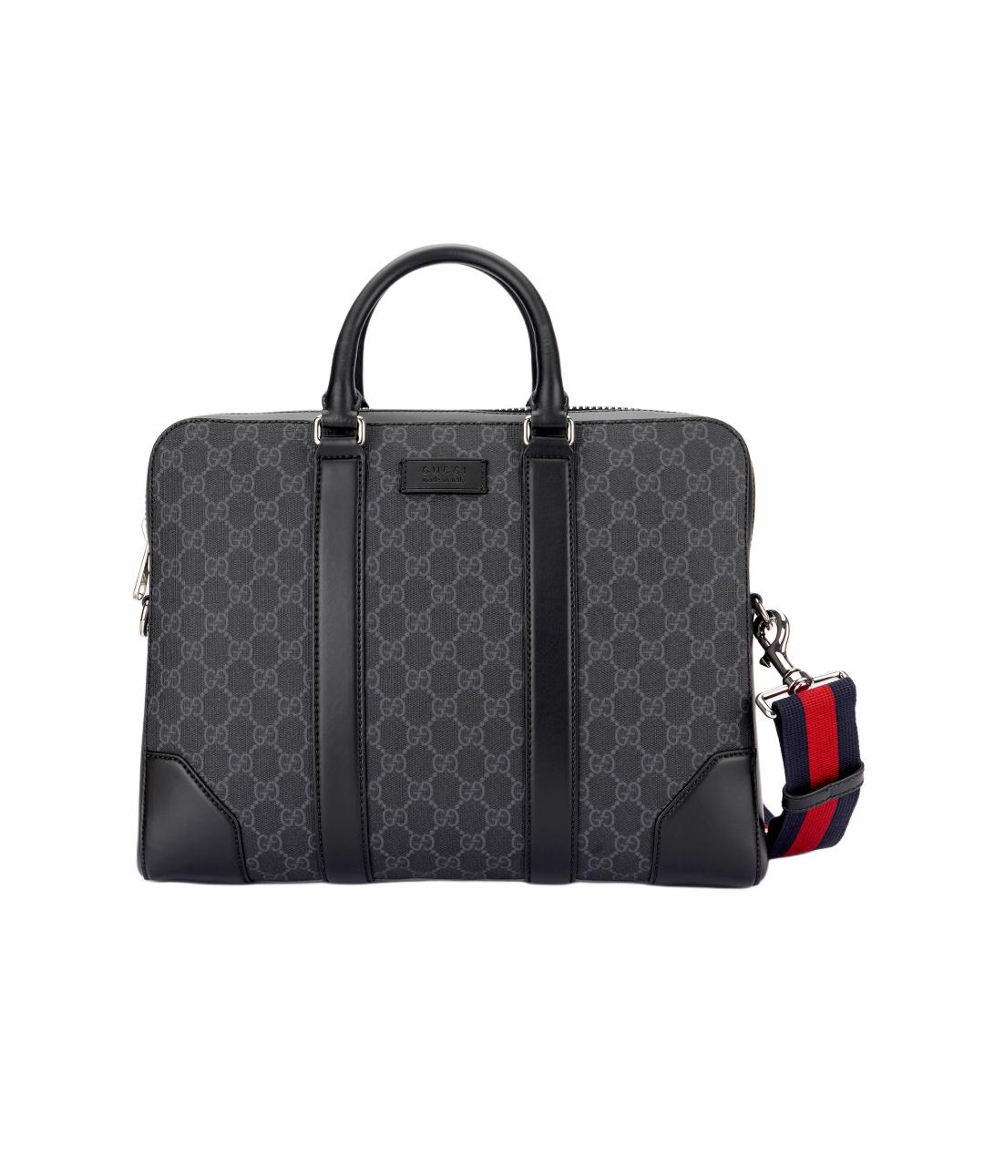 GUCCI Черный портфель, фото 1