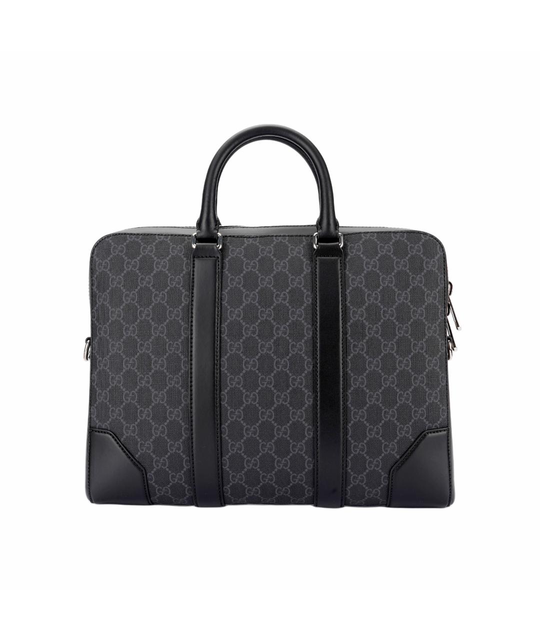 GUCCI Черный портфель, фото 3