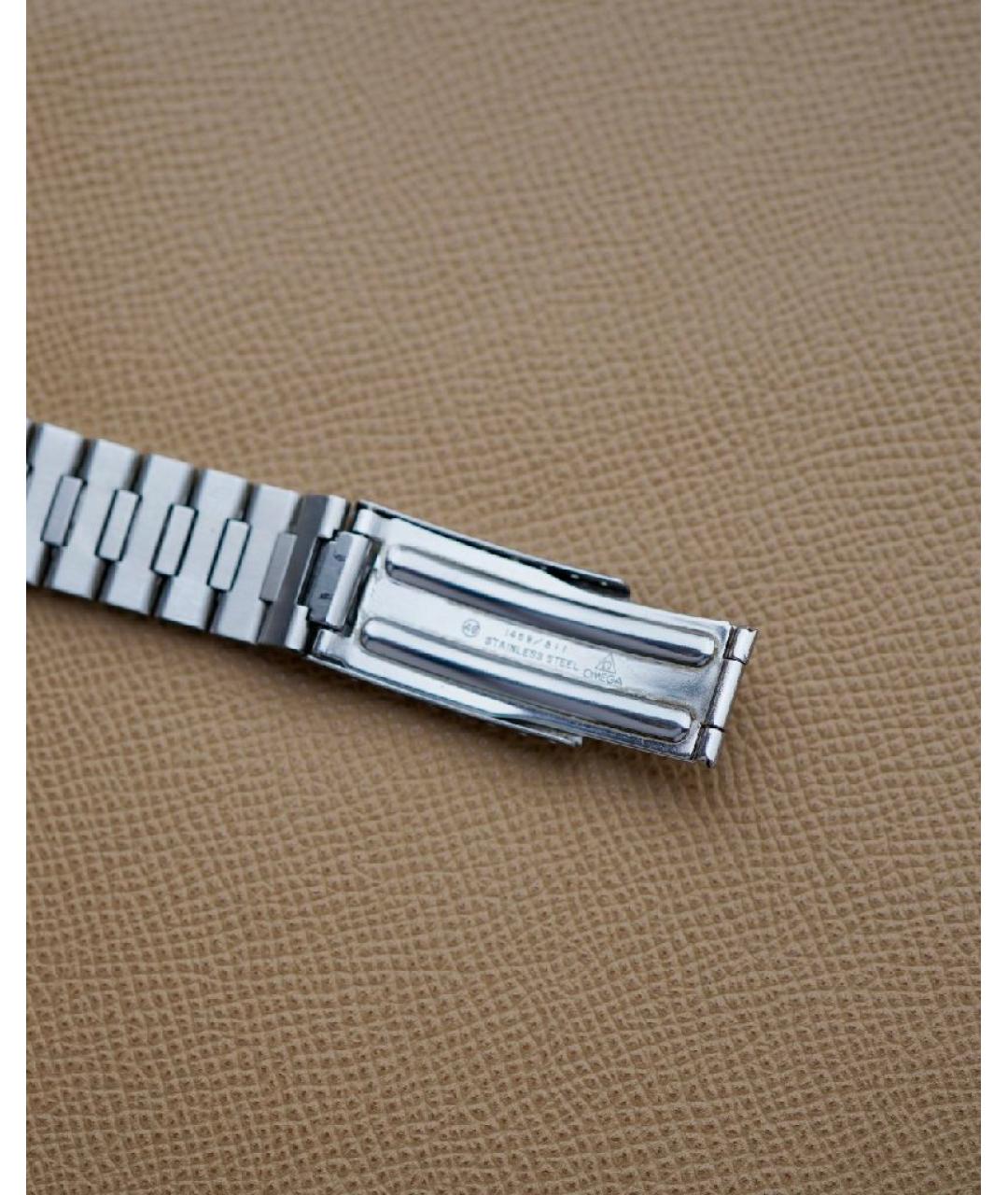 OMEGA Черные стальные часы, фото 3