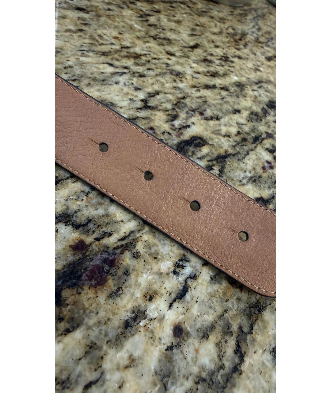 LORO PIANA Антрацитовый ремень из экзотической кожи, фото 3