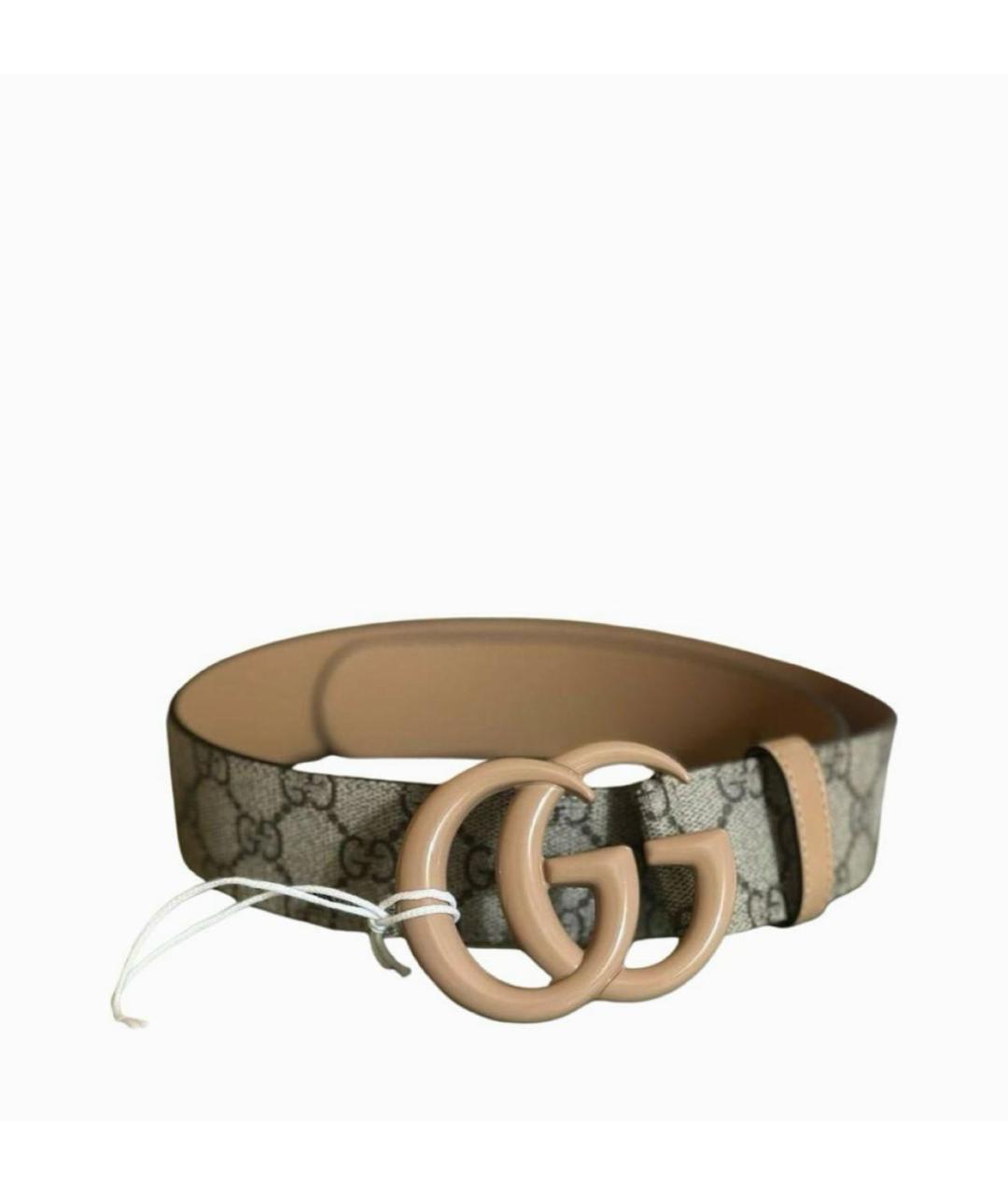 GUCCI Бежевый ремень, фото 4
