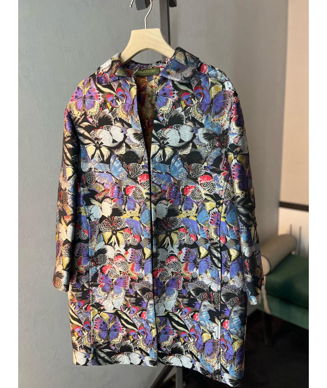 VALENTINO Мульти шелковый тренч/плащ, фото 9