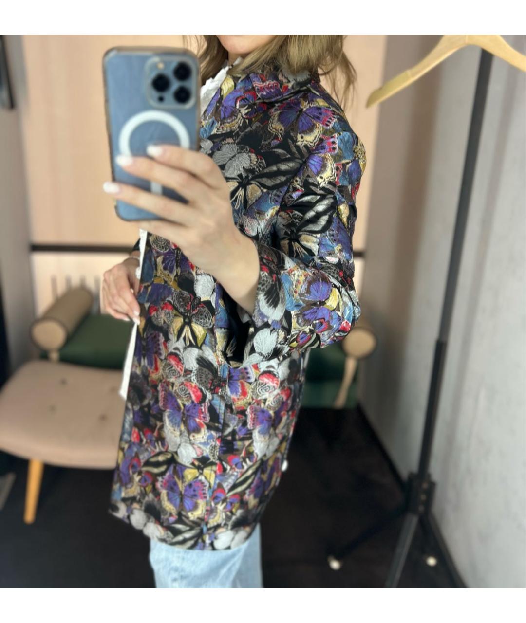 VALENTINO Мульти шелковый тренч/плащ, фото 8