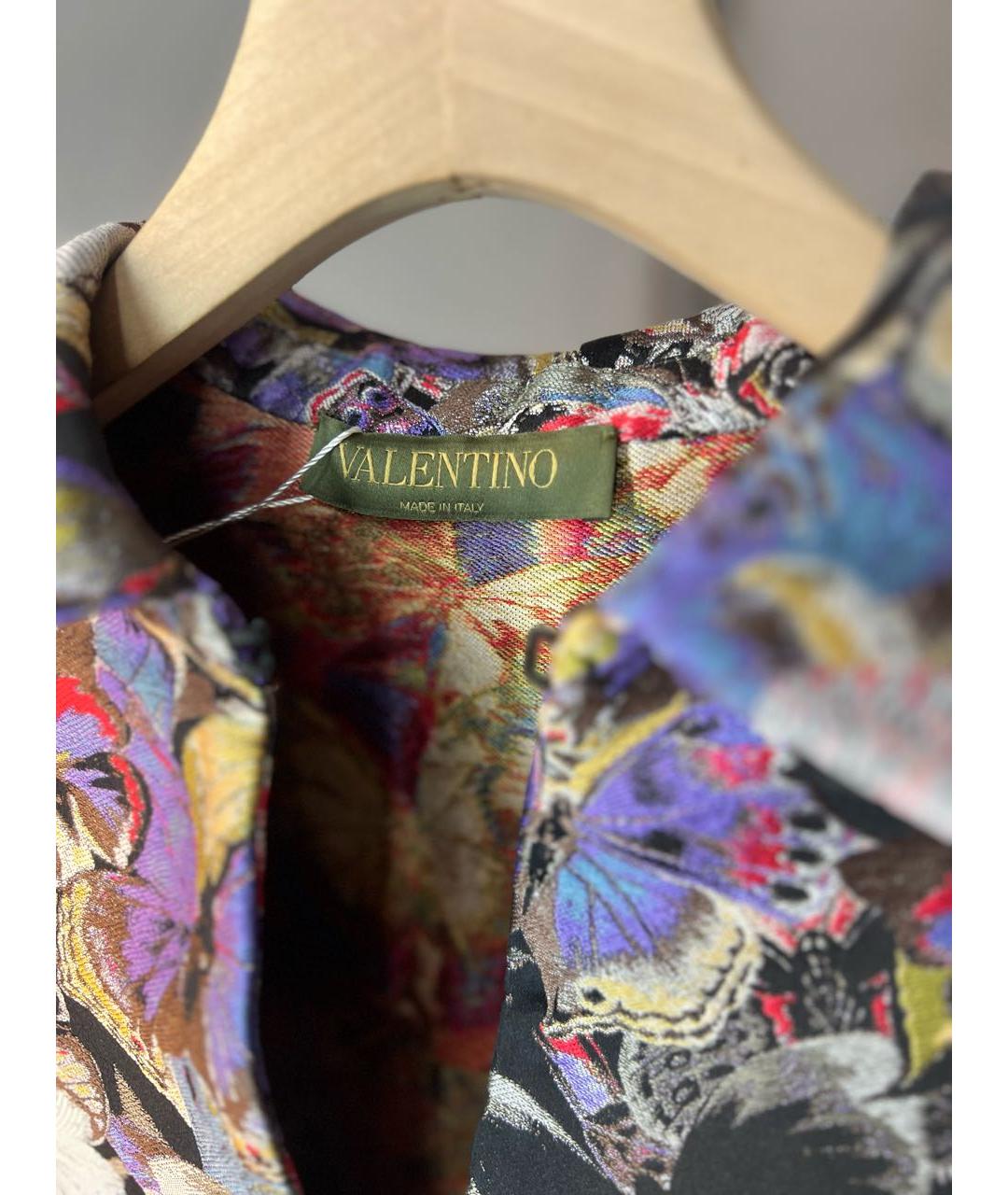 VALENTINO Мульти шелковый тренч/плащ, фото 3