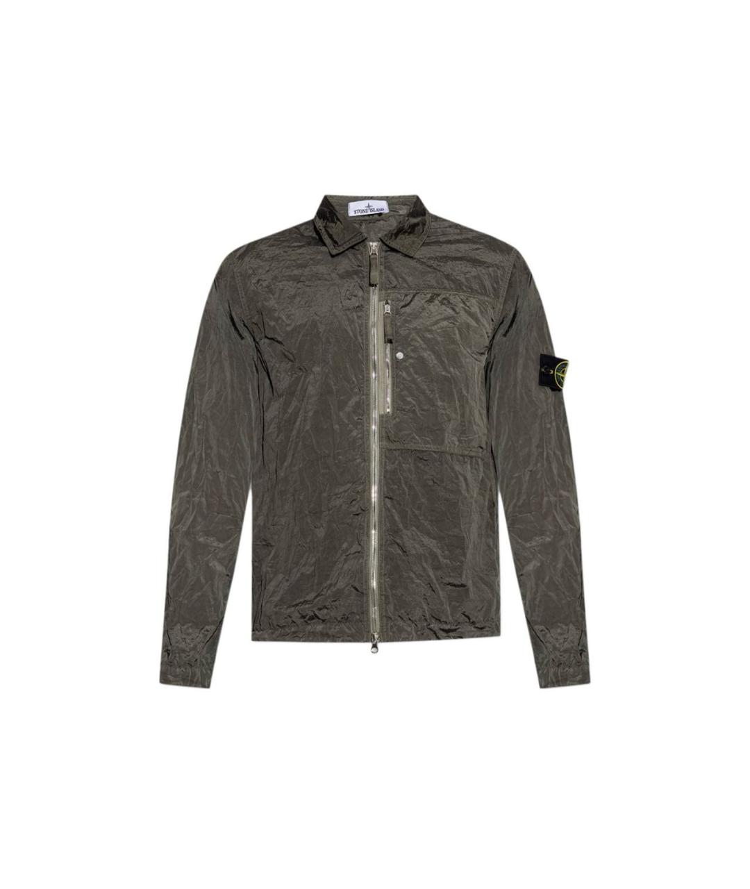 STONE ISLAND Антрацитовая кэжуал рубашка, фото 6