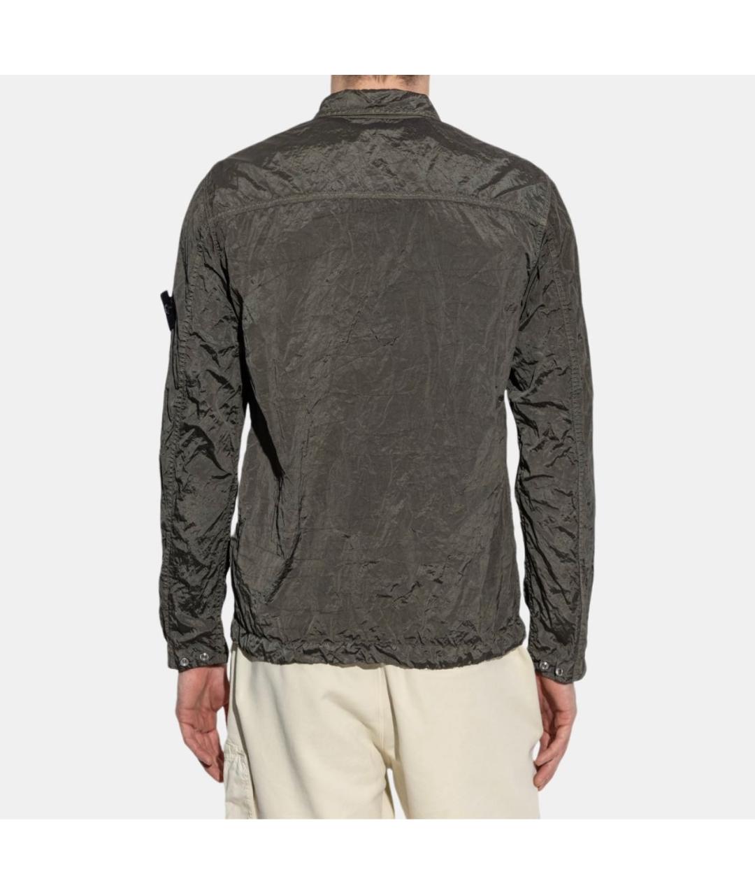 STONE ISLAND Антрацитовая кэжуал рубашка, фото 2